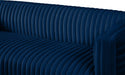 Ravish Blue Velvet Sofa - 640Navy-S - Vega Furniture