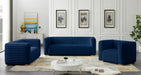 Ravish Blue Velvet Sofa - 640Navy-S - Vega Furniture