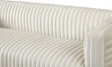 Ravish Cream Velvet Sofa - 640Cream-S - Vega Furniture