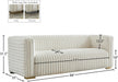 Ravish Cream Velvet Sofa - 640Cream-S - Vega Furniture