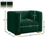 Ravish Green Velvet Chair - 640Green-C - Vega Furniture