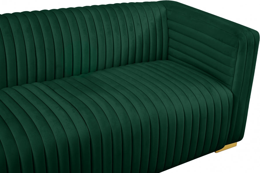 Ravish Green Velvet Sofa - 640Green-S - Vega Furniture