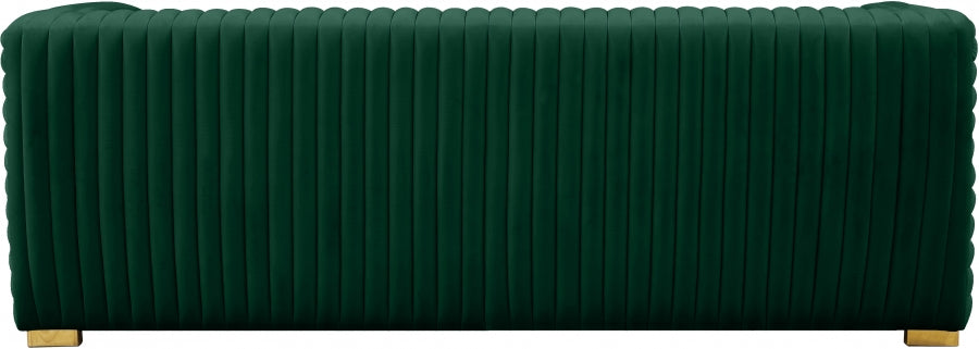 Ravish Green Velvet Sofa - 640Green-S - Vega Furniture