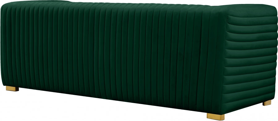 Ravish Green Velvet Sofa - 640Green-S - Vega Furniture