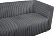 Ravish Grey Velvet Sofa - 640Grey-S - Vega Furniture