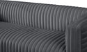 Ravish Grey Velvet Sofa - 640Grey-S - Vega Furniture