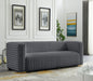 Ravish Grey Velvet Sofa - 640Grey-S - Vega Furniture