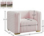 Ravish Pink Velvet Chair - 640Pink-C - Vega Furniture