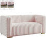 Ravish Pink Velvet Loveseat - 640Pink-L - Vega Furniture