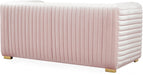 Ravish Pink Velvet Loveseat - 640Pink-L - Vega Furniture