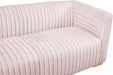 Ravish Pink Velvet Sofa - 640Pink-S - Vega Furniture