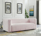 Ravish Pink Velvet Sofa - 640Pink-S - Vega Furniture