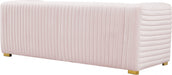 Ravish Pink Velvet Sofa - 640Pink-S - Vega Furniture