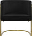 Rays Black Velvet Accent Chair - 533Black - Vega Furniture