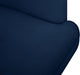 Rays Blue Velvet Accent Chair - 533Navy - Vega Furniture