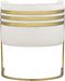 Rays Cream Velvet Accent Chair - 533Cream - Vega Furniture