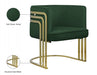 Rays Green Velvet Accent Chair - 533Green - Vega Furniture