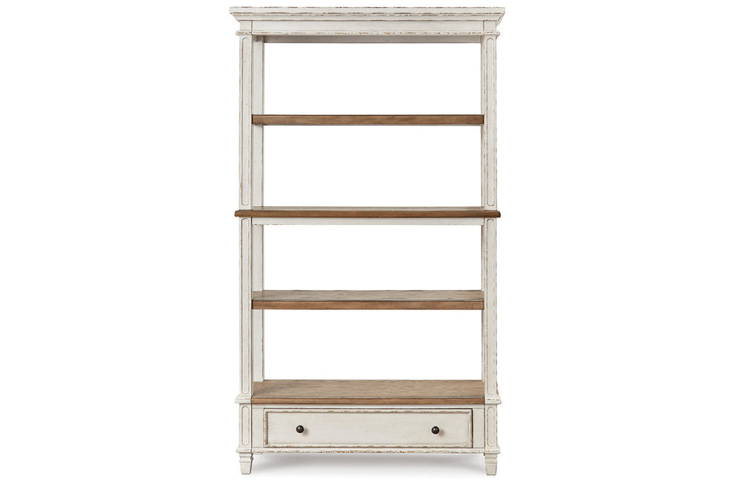 Realyn Brown/White 75" Bookcase - H743-70 - Vega Furniture