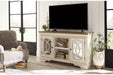 Realyn Chipped White 62" TV Stand - W743-48 - Vega Furniture