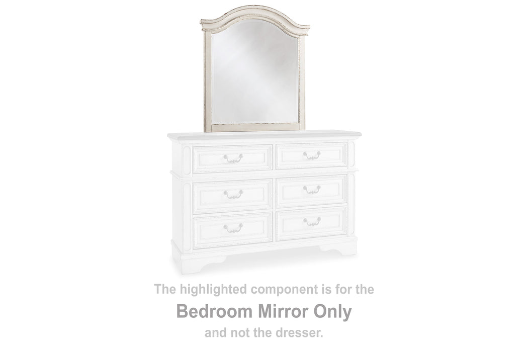 Realyn Chipped White Bedroom Mirror (Mirror Only) - B743-26 - Vega Furniture