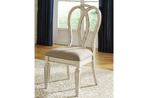 Realyn Chipped White Dining Chair, Set of 2 - D743-02 - Vega Furniture