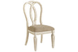 Realyn Chipped White Dining Chair, Set of 2 - D743-02 - Vega Furniture