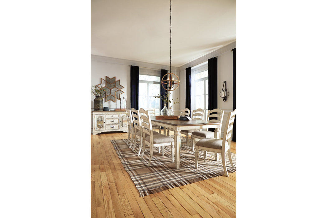 Realyn Chipped White Dining Extension Table - D743-45 - Vega Furniture