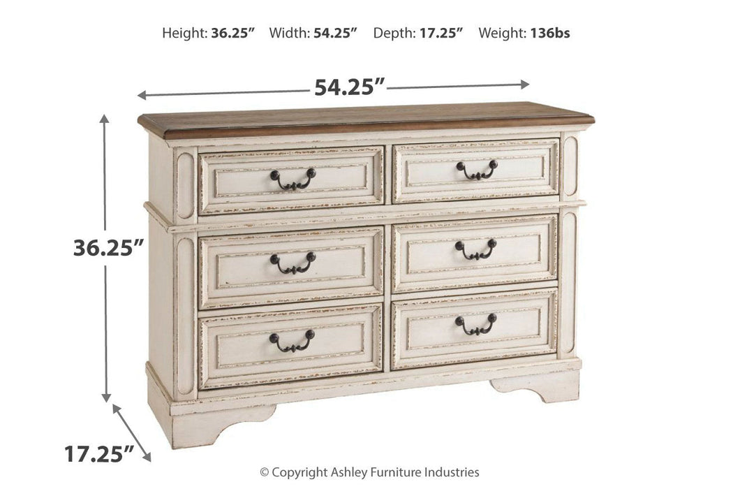 Realyn Two-tone Dresser - B743-21 - Vega Furniture