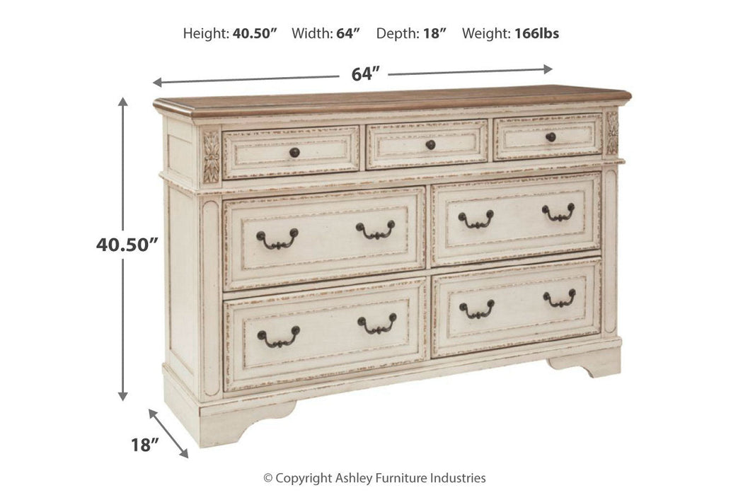 Realyn Two-tone Dresser - B743-31 - Vega Furniture