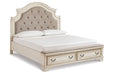 Realyn Two-tone King Upholstered Bed - SET | B743-197 | B743-56S | B743-58 - Vega Furniture