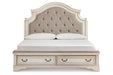 Realyn Two-tone King Upholstered Bed - SET | B743-197 | B743-56S | B743-58 - Vega Furniture