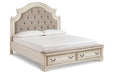 Realyn Two-tone Queen Upholstered Bed - SET | B743-196 | B743-54S | B743-57 - Vega Furniture