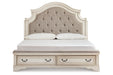 Realyn Two-tone Queen Upholstered Bed - SET | B743-196 | B743-54S | B743-57 - Vega Furniture
