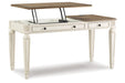 Realyn White/Brown Home Office Lift Top Desk - H743-134 - Vega Furniture