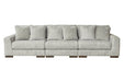 Regent Park Pewter 3-Piece Sofa - SET | 1440446 | 1440464 | 1440465 - Vega Furniture