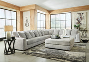 Regent Park Pewter 6-Piece Sectional - SET | 1440464 | 1440465 | 1440477 | 1440446(3) - Vega Furniture