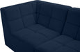 Relax Blue Velvet Modular 128" Sofa - 650Navy-S128 - Vega Furniture