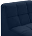 Relax Blue Velvet Modular Armless Chair - 650Navy-Armless - Vega Furniture