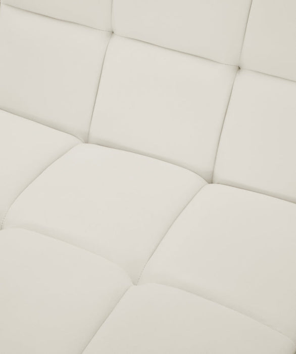 Relax Cream Velvet Modular Armless Chair - 650Cream-Armless - Vega Furniture