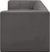 Relax Grey Velvet Modular 98" Sofa - 650Grey-S98 - Vega Furniture