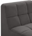 Relax Grey Velvet Modular Armless Chair - 650Grey-Armless - Vega Furniture