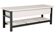 Rhyson White Storage Bench - A3000312 - Vega Furniture