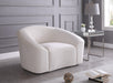 Riley Cream Velvet Chair - 610Cream-C - Vega Furniture