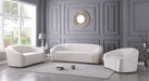 Riley Cream Velvet Sofa - 610Cream-S - Vega Furniture