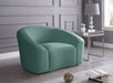 Riley Green Velvet Chair - 610Mint-C - Vega Furniture