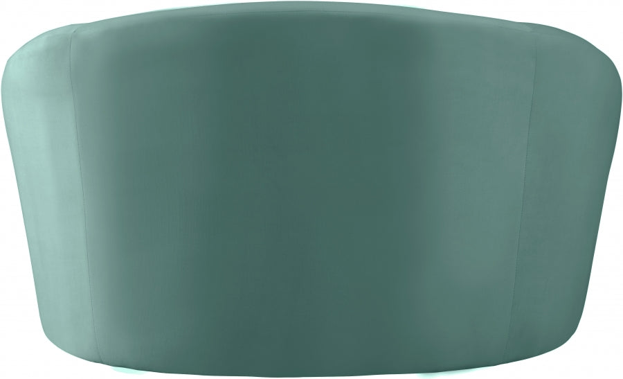 Riley Green Velvet Chair - 610Mint-C - Vega Furniture