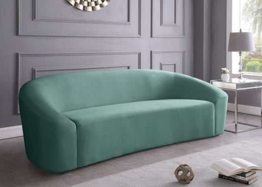 Riley Green Velvet Sofa - 610Mint-S - Vega Furniture