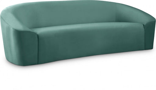 Riley Green Velvet Sofa - 610Mint-S - Vega Furniture