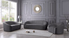 Riley Grey Velvet Loveseat - 610Grey-L - Vega Furniture