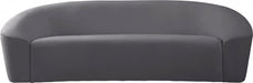 Riley Grey Velvet Sofa - 610Grey-S - Vega Furniture